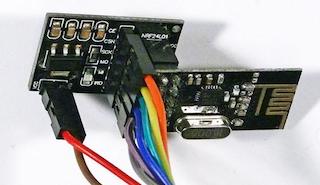 nRF24L01 + base module